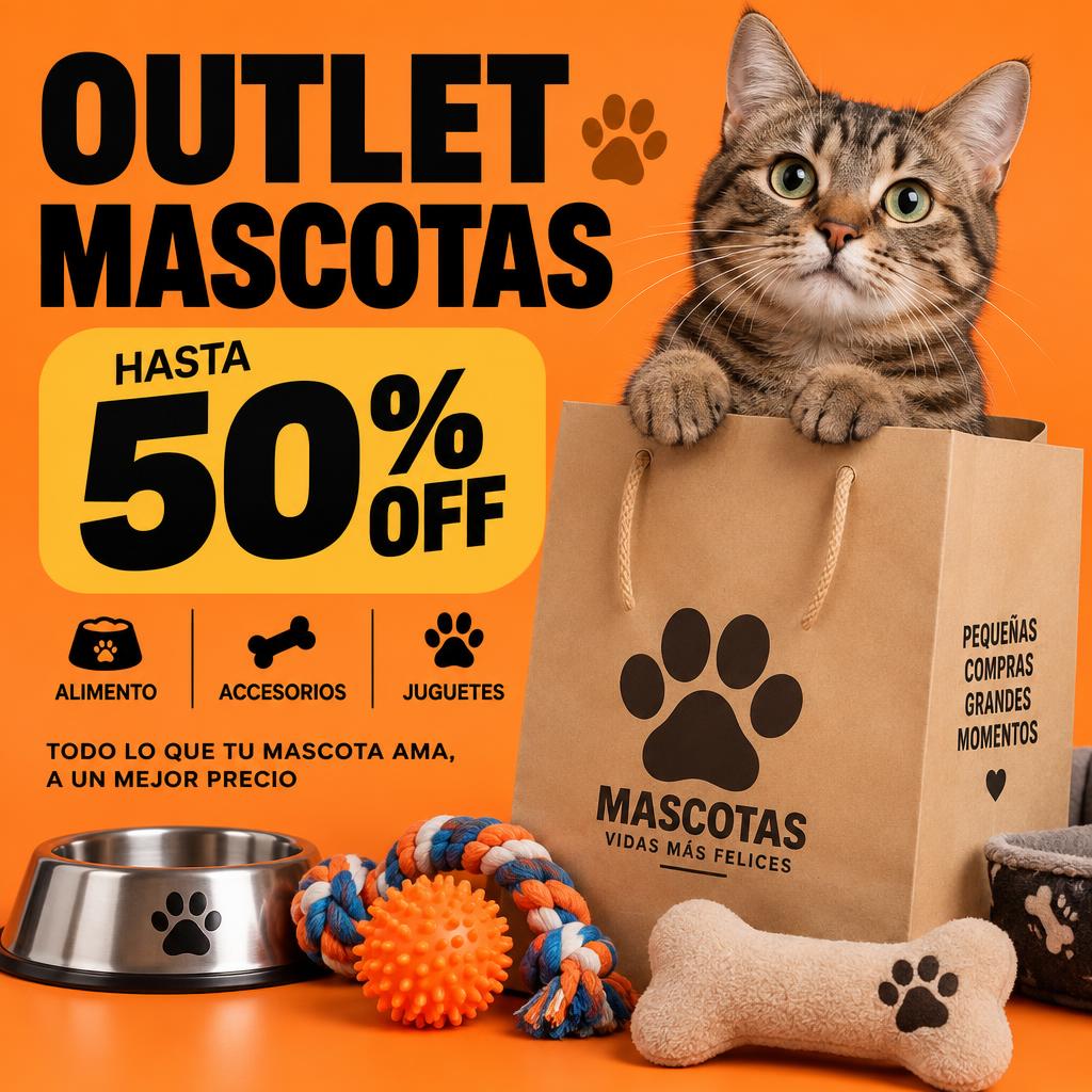 Outlet mascotas hasta 50% OFF